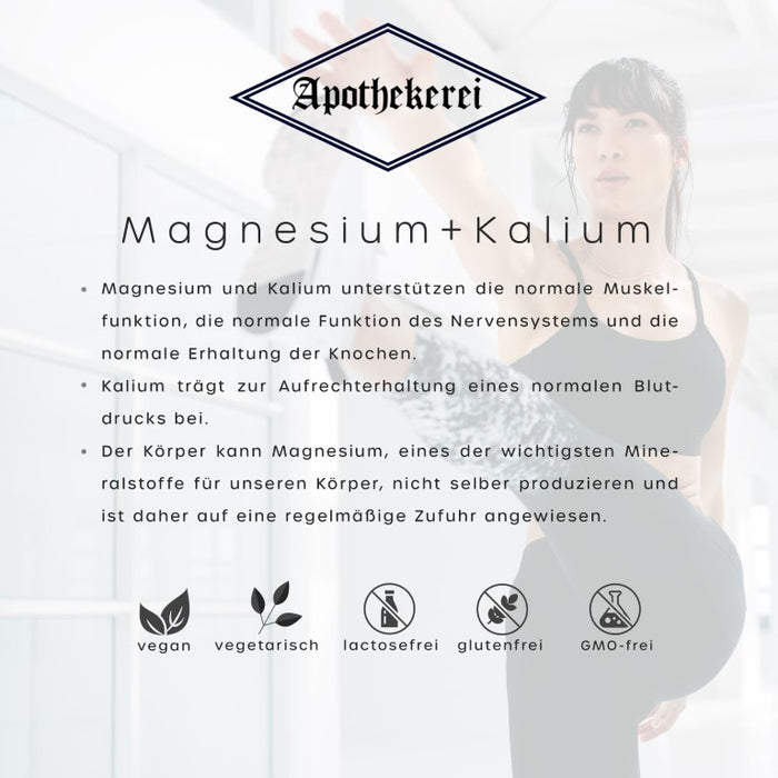 Apothekerei Magnesium + Kalium, 90 St. Kapseln