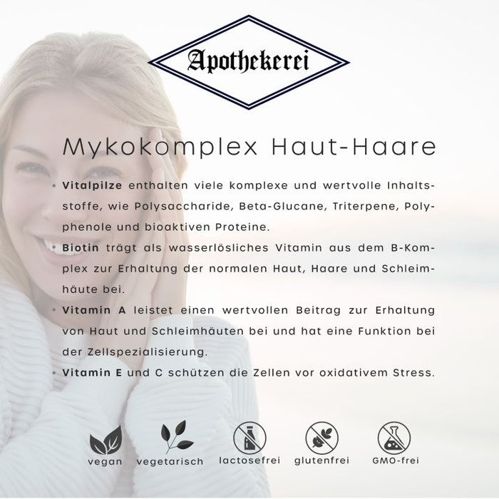 Apothekerei Mykokomplex Haut-Haare, 90 pcs. Capsules