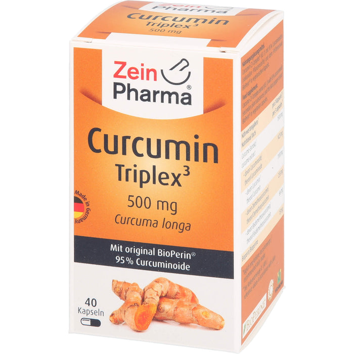 ZeinPharma Curcumin Triplex3 500 mg Kapseln, 40 pc Capsules