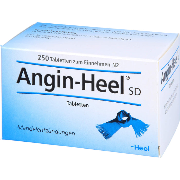 Angin-Heel SD Tabletten bei Mandelentzündungen, 250 pc Tablettes