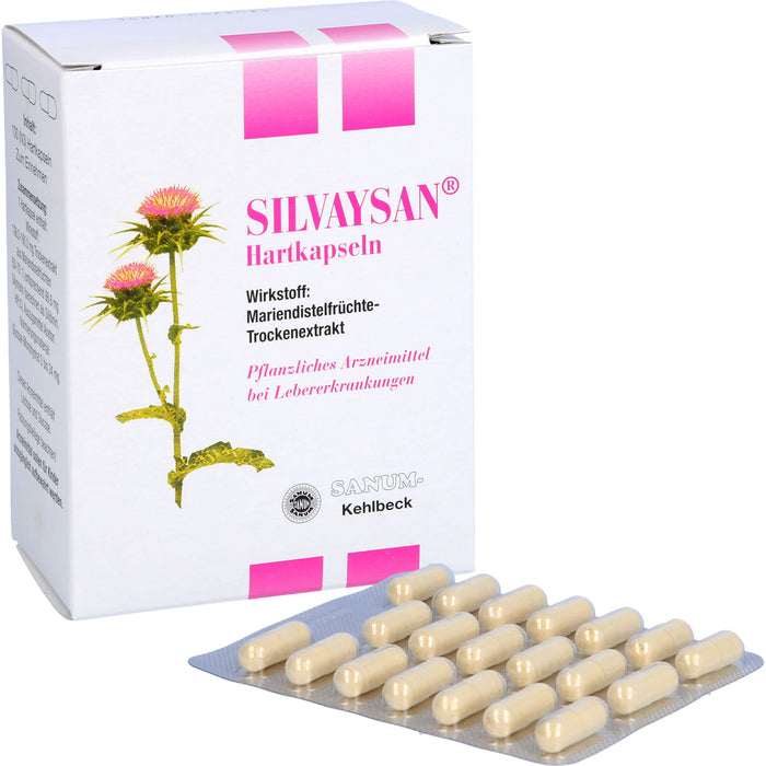 SANUM-KEHLBECK Silvaysan Hartkapseln bei Lebererkrankungen, 100 pcs. Capsules