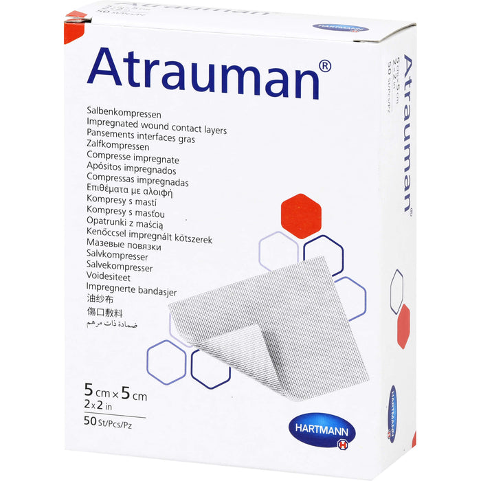 Atrauman 5x5cm steril Kompressen, 50 St KOM