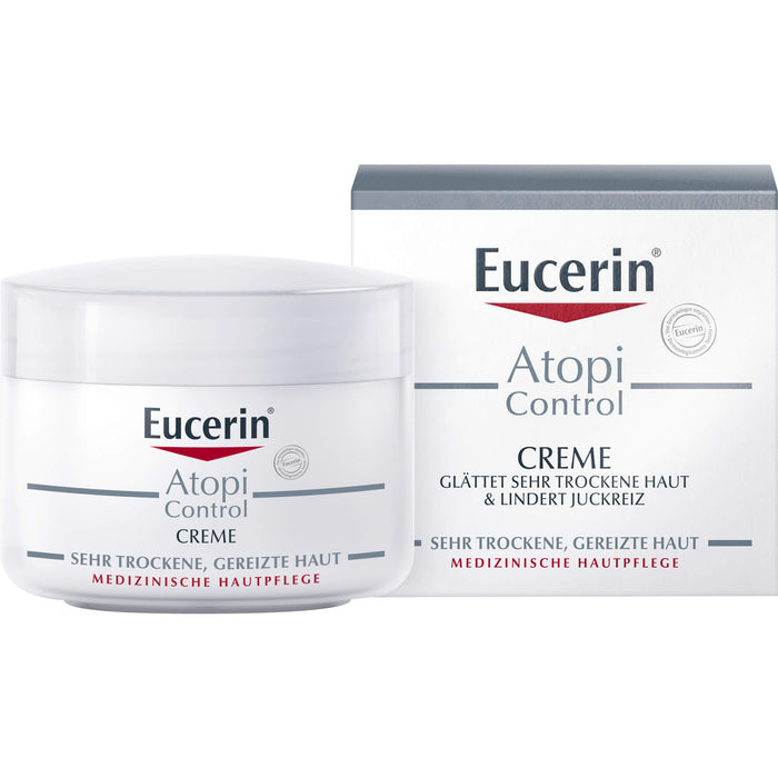 Eucerin AtopiControl Creme + Eucerin AtopiControl Probierset Gratis, 75 ml Crème