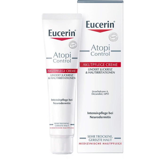 Eucerin AtopiControl Akutpflege Creme lindert Juckreiz, 40 ml Cream