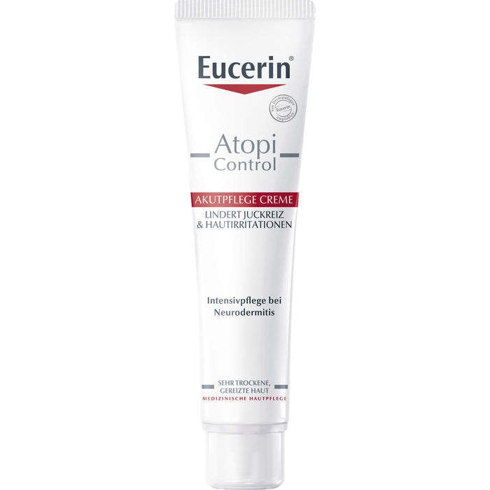 Eucerin AtopiControl Akutpflege Creme lindert Juckreiz, 40 ml Creme