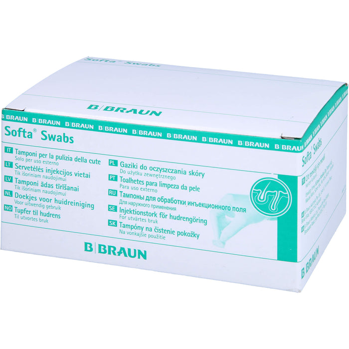 B. BRAUN Softa Swabs Tupfer zur Hautreinigung, 100 pc Écouvillon