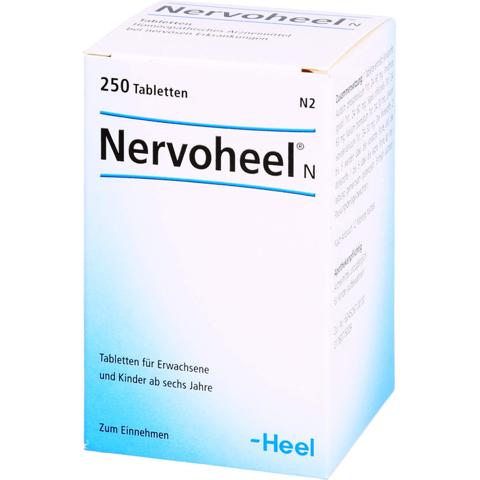 Nervoheel N Tabletten bei nervösen Erkrankungen, 250 pc Tablettes