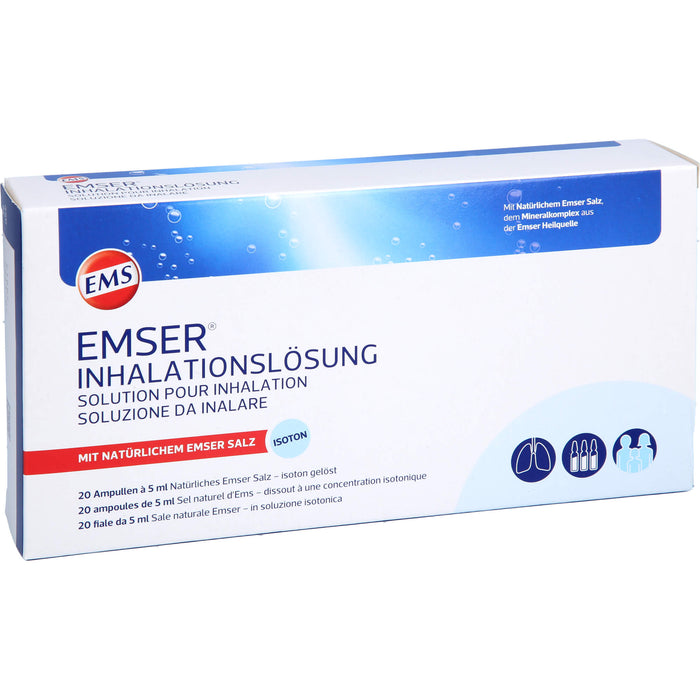 EMSER Inhalationslösung, 20 St. Ampullen