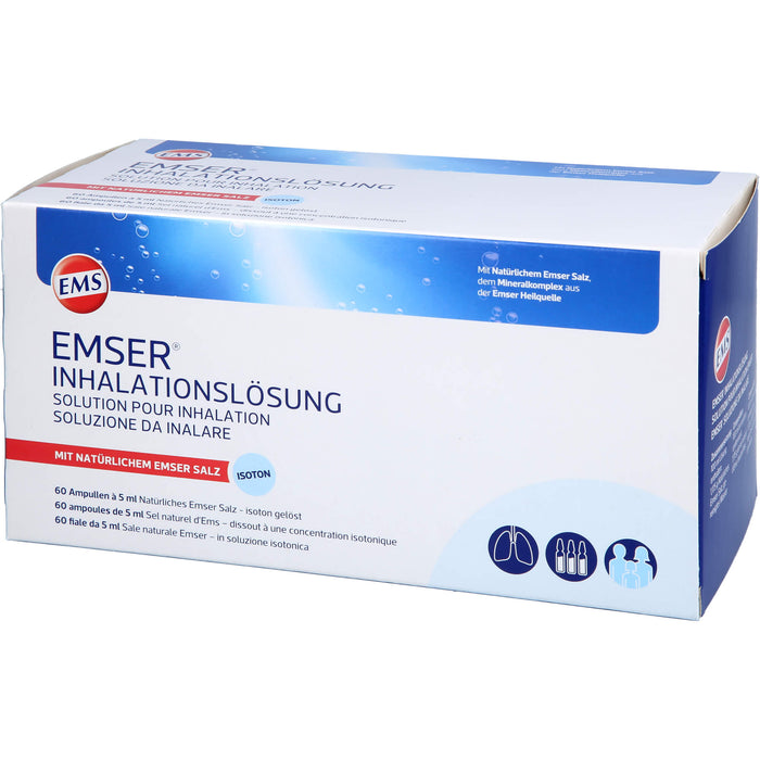 EMSER Inhalationslösung, 60 pc Ampoules