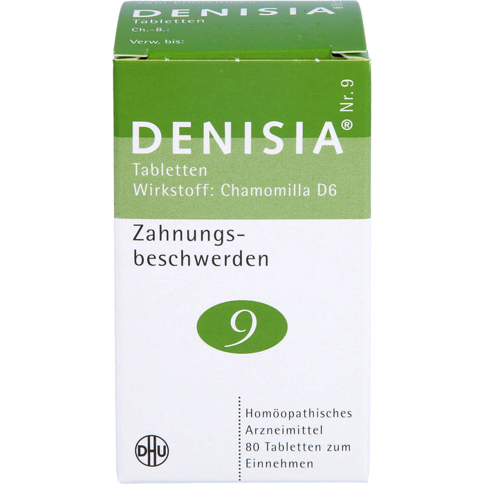 DHU DENISIA Nr. 9 Tabletten bei Zahnungsbeschwerden, 80 pcs. Tablets