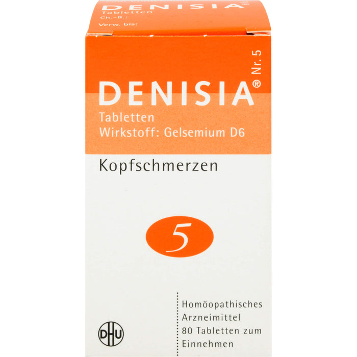 Denisia 5 Kopfschmerzen Tabletten, 80 St. Tabletten