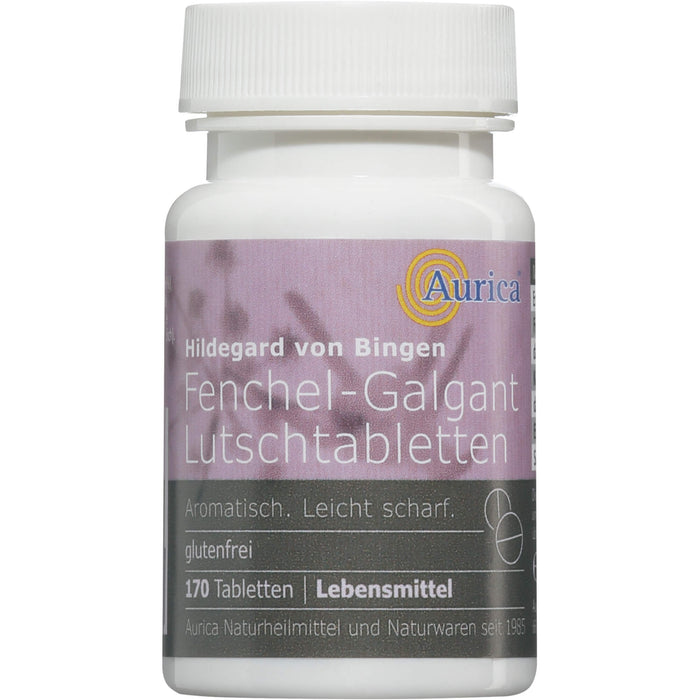 Aurica Fenchel-Galgant Lutschtabletten, 170 pc Tablettes