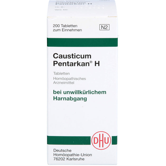 DHU Causticum Pentarkan H Tabletten bei unwillkürlichem Harnabgang, 200 pcs. Tablets