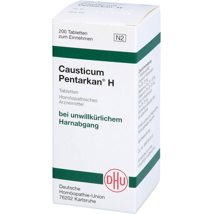 DHU Causticum Pentarkan H Tabletten bei unwillkürlichem Harnabgang, 200 pc Tablettes