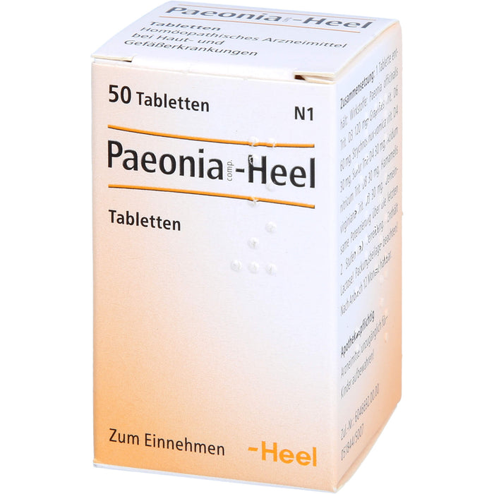 Paeonia Comp. Heel Tabletten, 50 pcs. Tablets