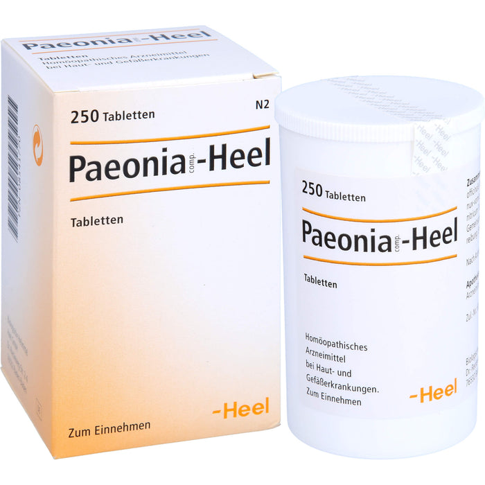 Paeonia comp. Heel Tabletten bei Haut- und Gefäßerkrankungen, 250 pcs. Tablets