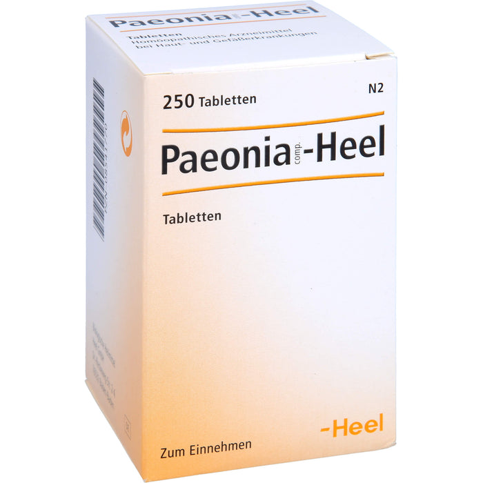 Paeonia comp. Heel Tabletten bei Haut- und Gefäßerkrankungen, 250 St. Tabletten