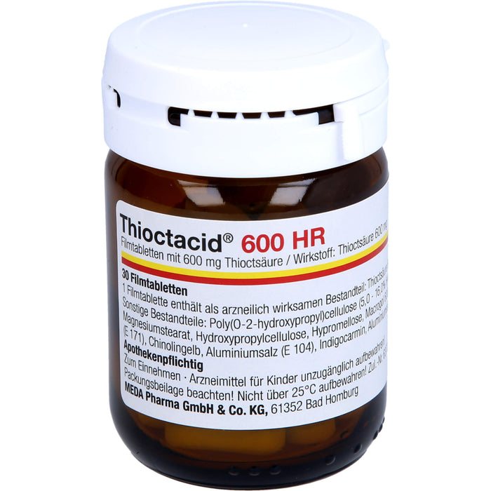 Thioctacid 600 HR Filmtabletten bei diabetischer Polyneuropathie, 30 St. Tabletten