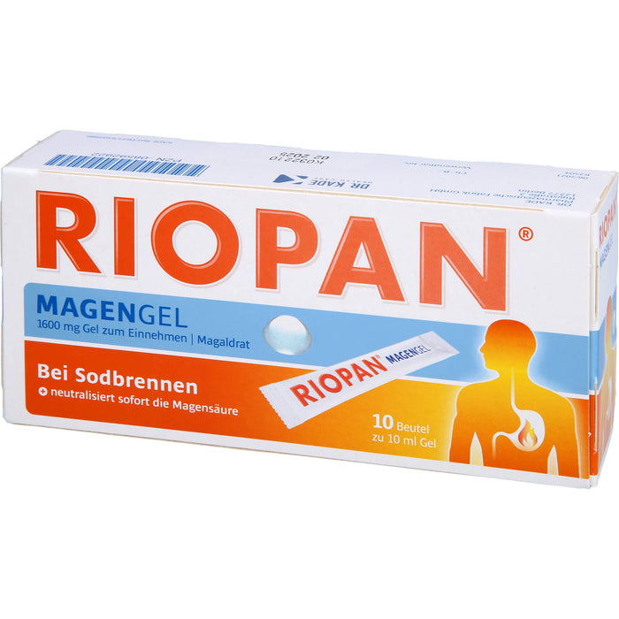 RIOPAN bei Sodbrennen Magengel, 10 pcs. Sachets