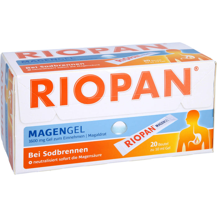 RIOPAN bei Sodbrennen Magengel, 20 pcs. Sachets