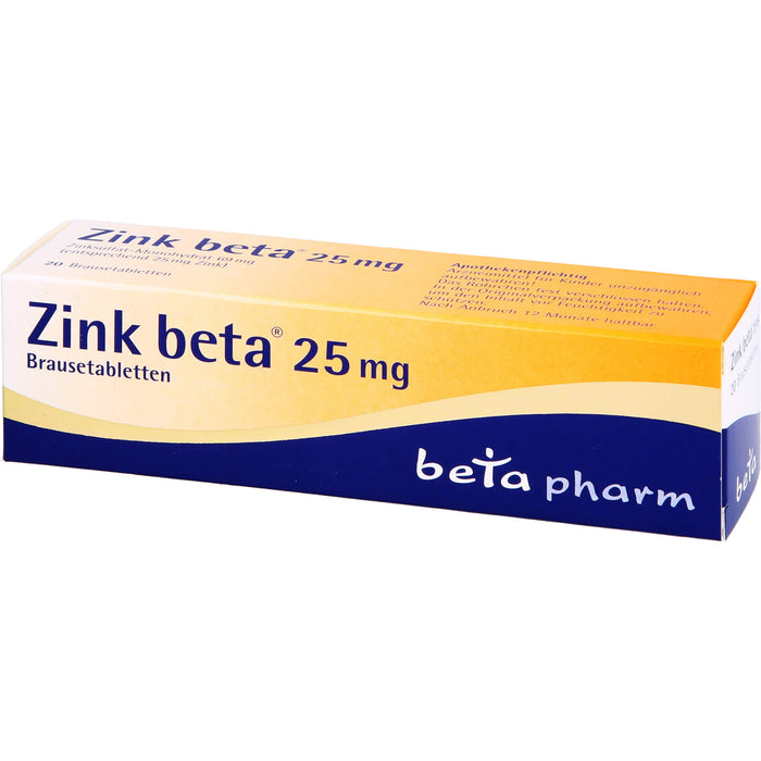 Zink beta 25 mg Brausetabletten, 100 St. Tabletten