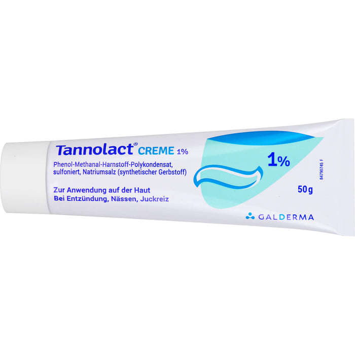 Tannolact Creme 1% bei Entzündung, Nässen, Juckreiz, 50 g Crème