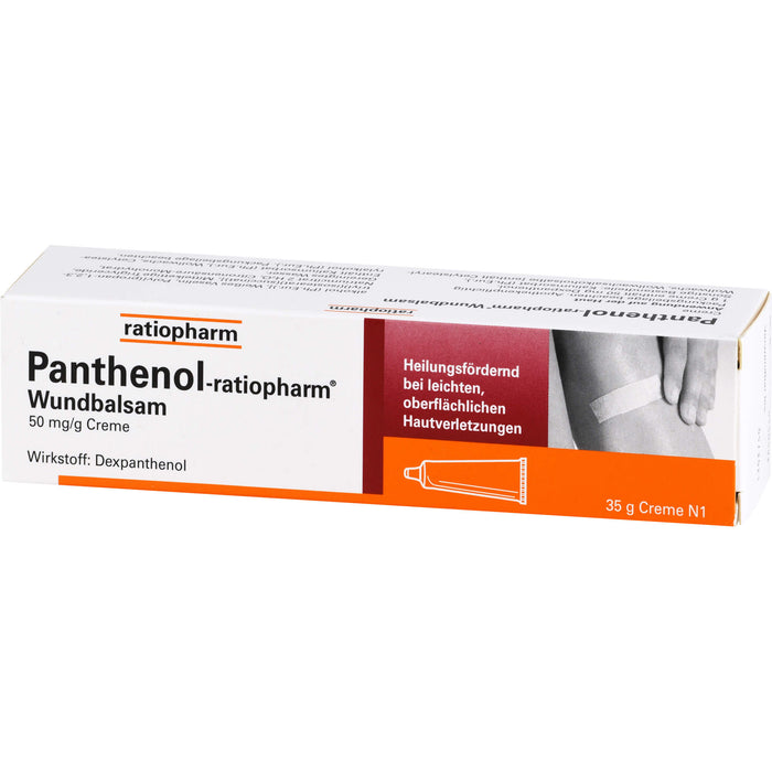 Panthenol-ratiopharm Wundbalsam heilungsfördernde Creme, 35 g Cream