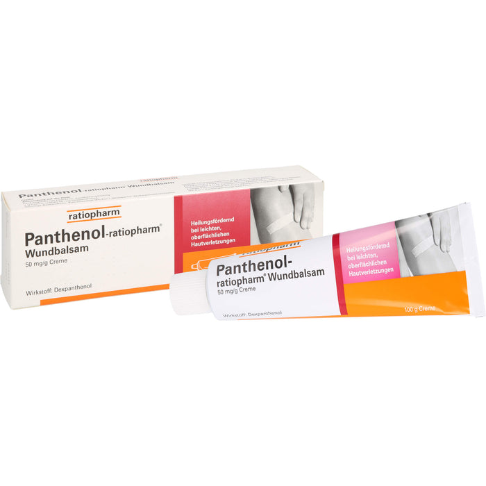 Panthenol-ratiopharm Wundbalsam heilungsfördernde Creme, 100 g Crème