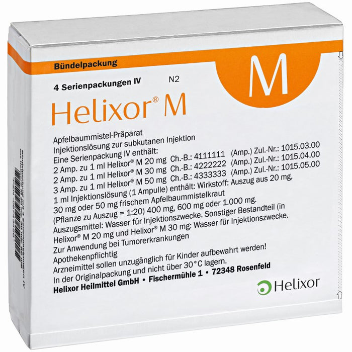 Helixor M Serienpackung IV, 28 pc Ampoules