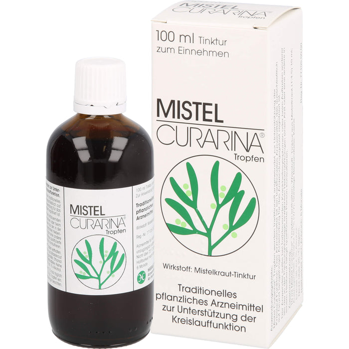 Mistel Curarina Tropfen zur Unterstützung der Kreislauf-Funktion, 100 ml Solution