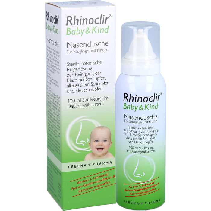 Rhinoclir Baby & Kind Nasendusche, 100 ml Lösung