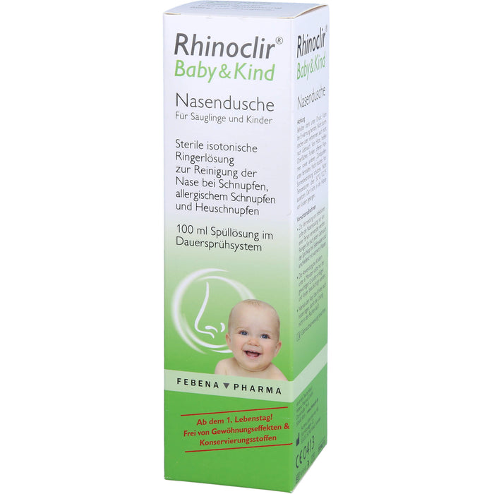 Rhinoclir Baby & Kind Nasendusche, 100 ml Solution