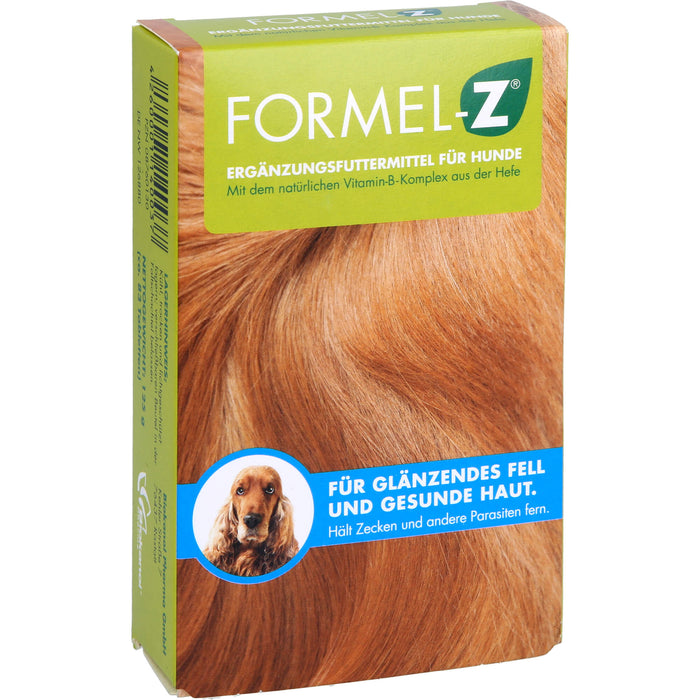 Biokanal Pharma Formel-Z Ergänzungsfuttermittel für Hunde, 125 g Tabletten