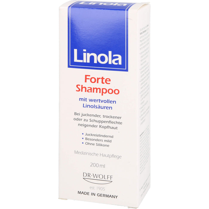 Linola Shampoo forte, 200 ml Shampoing