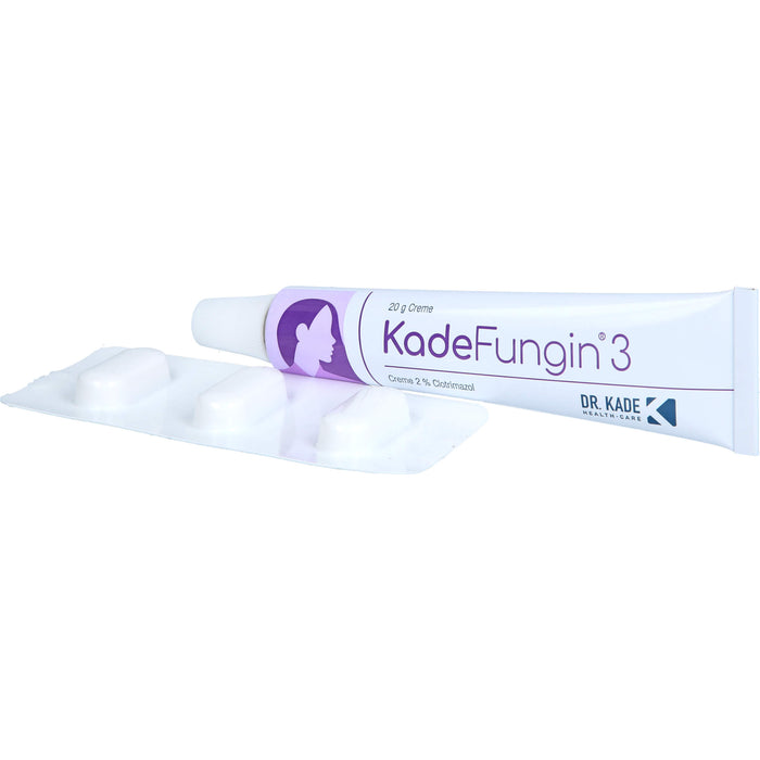 KadeFungin 3 Kombi-Packung Vaginaltabletten und Creme, 1 pc Paquet combiné