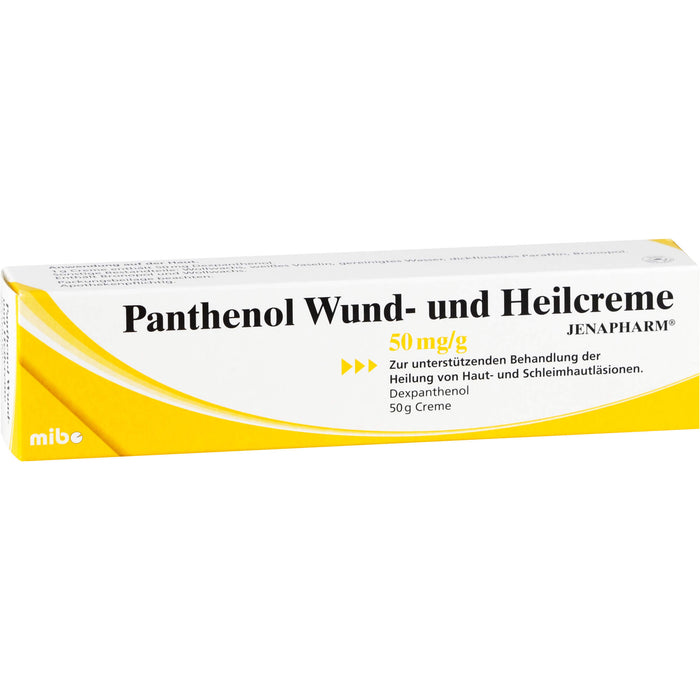 Panthenol Wund- und Heilcreme Jenapharm 50 mg/g, 50 g Crème