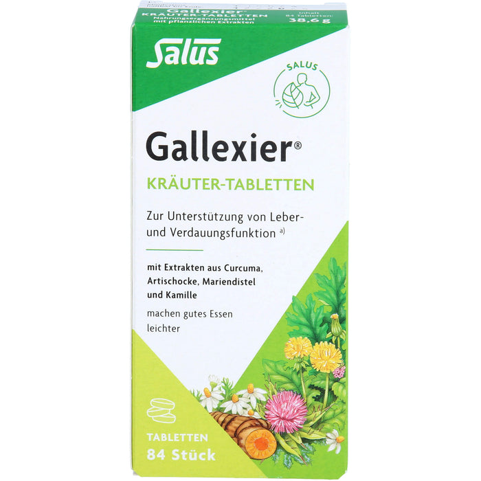 Gallexier Kräuter-Tabletten, 84 St. Tabletten