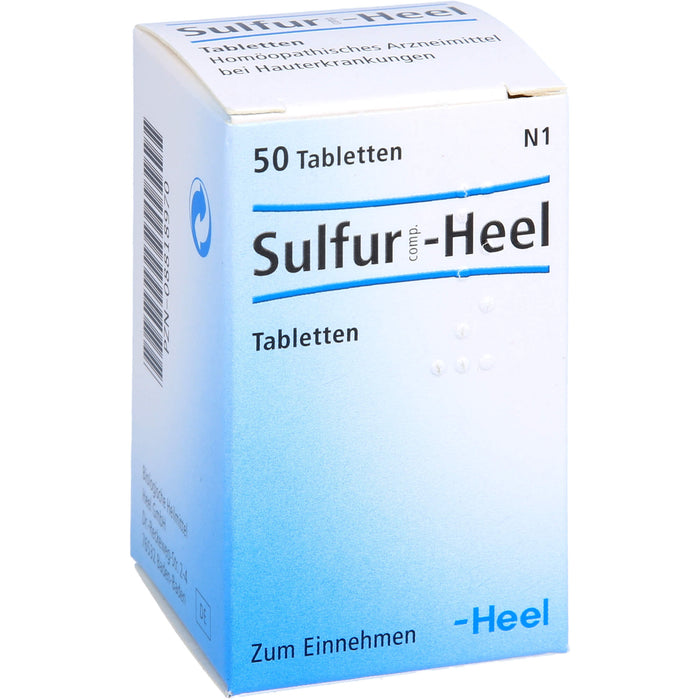 Sulfur comp.-Heel Tabletten bei Hauterkrankungen, 50 St. Tabletten