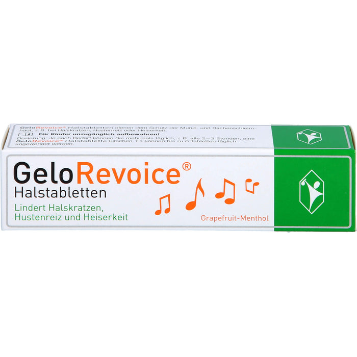 GeloRevoice Halstabletten Grapefruit-Menthol, 20 St. Tabletten