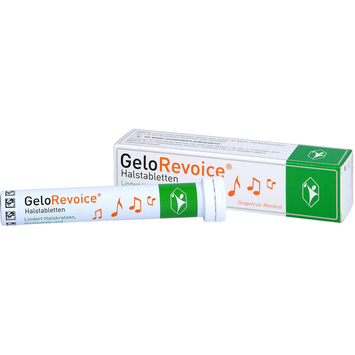 GeloRevoice Halstabletten Grapefruit-Menthol, 20 pcs. Tablets