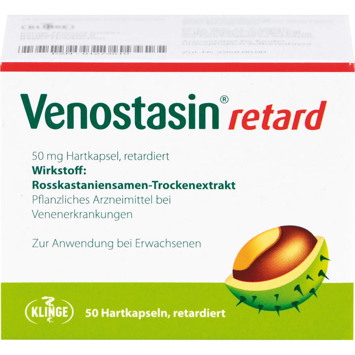 Venostasin retard 50 mg kohlpharma Hartkapseln gegen Schmerzen, Schwellungen und Schweregefühl in den Beinen, 50 pcs. Capsules