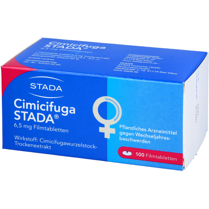Cimicifuga STADA Tabletten gegen Wechseljahresbeschwerden, 100 pc Tablettes