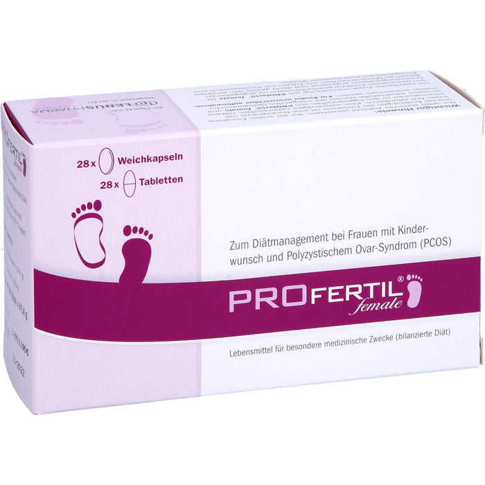 PROfertil female Tabletten und Kapseln Kombipackung 1 Monat bei Kinderwunsch, 1 St. Kombipackung