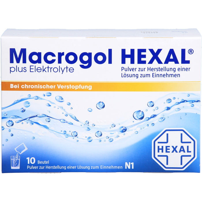 Macrogol HEXAL plus Elektrolyte, 10 pc Sachets