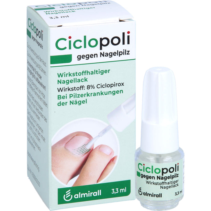 Ciclopoli Nagellack gegen Nagelpilz, 3.3 ml Lösung