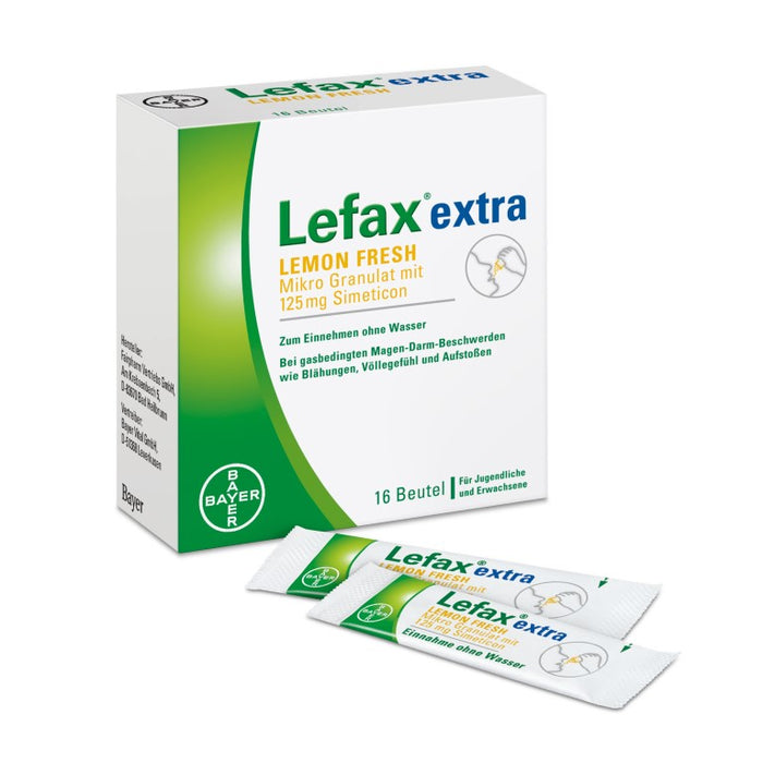 Lefax extra Lemon Fresh, 16 pcs. Sachets