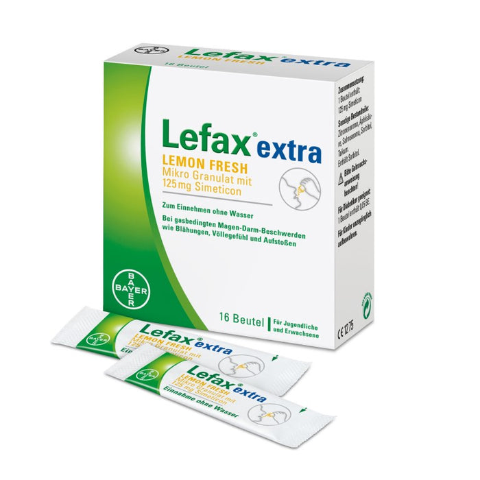 Lefax extra Lemon Fresh, 16 pc Sachets