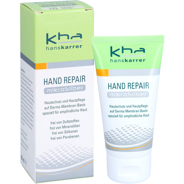 Hans Karrer Hand Repair Mikrosilber Creme, 50 ml Creme