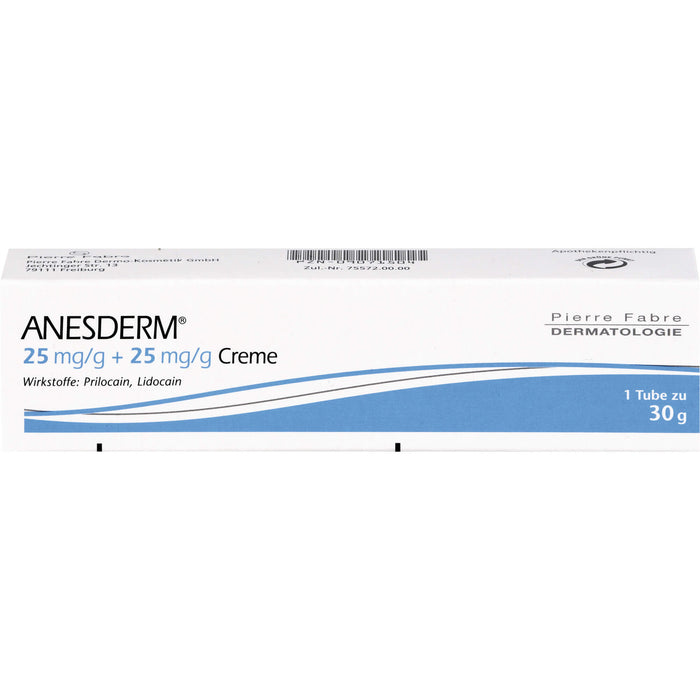 ANESDERM 25 mg/g + 25 mg/g Creme, 30 g Crème