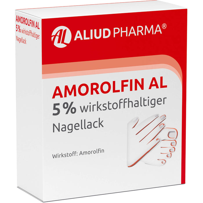 Amorolfin AL 5 % wirkstoffhaltiger Nagellack, 3 ml Vernis à ongles contenant une substance active